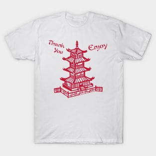 Chinese Takeaway Pagoda Enjoy T-Shirt